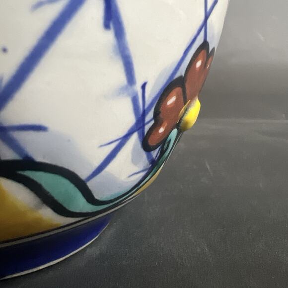 Talavera Pottery Bowl Made in Mexico 6 Inch Hand Painted Ceramic Dish - Picture 11 of 12